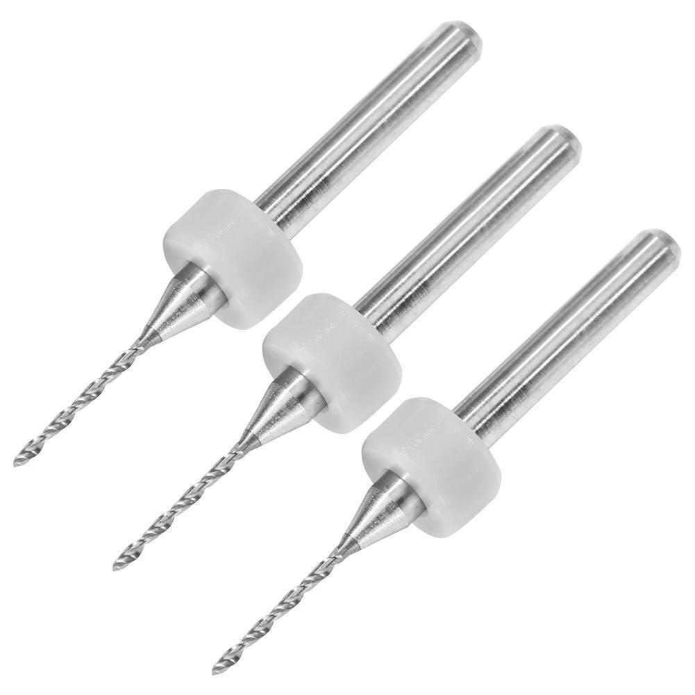 10pcs Circuit Board PCB Drill Bits Tungsten Steel Twist Drill Bits (0.9mm)