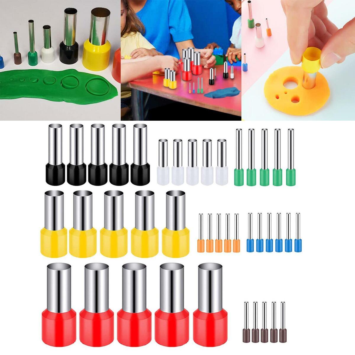 40x Polymer Clay Cutters Circular Cutting Mold for Paper Flowers Candles