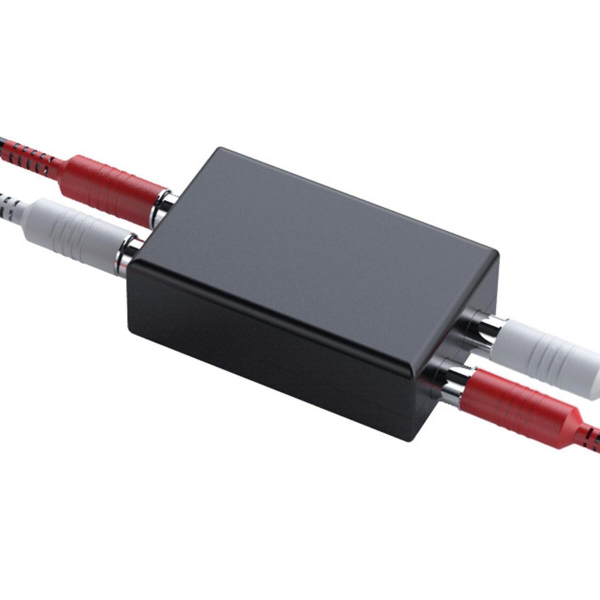 Ground Loop Noise Isolator Humming Hissing Buzzing Filter for Audio System