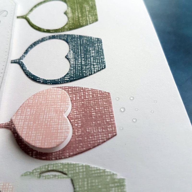 Heart Wine Glass Metal Cutting Dies Stencil DIY Scrapbooking Album Stamp Paper