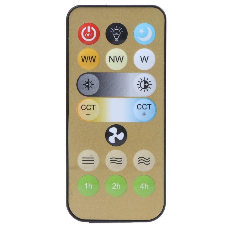 E27 AC Timing Ceiling Fan with Dimmable LED Light Remote Control for Living Room