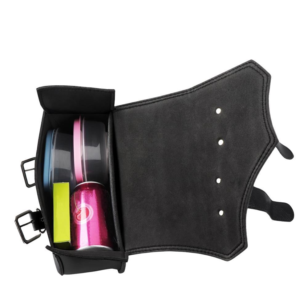 Bag Rider Bag PU Leather Motorcycle Bag Tool Bag Motorcycle Side Bag Saddlebags