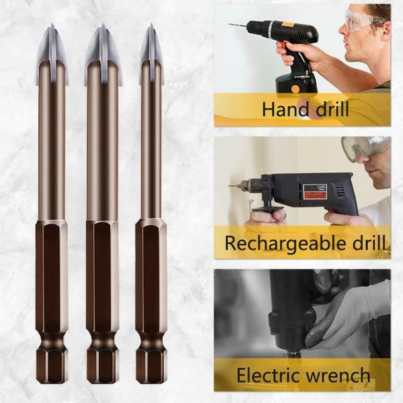5 Pcs Anti-Crack Tile Drilling Tool Set for Drilling Wood Stainless Steel