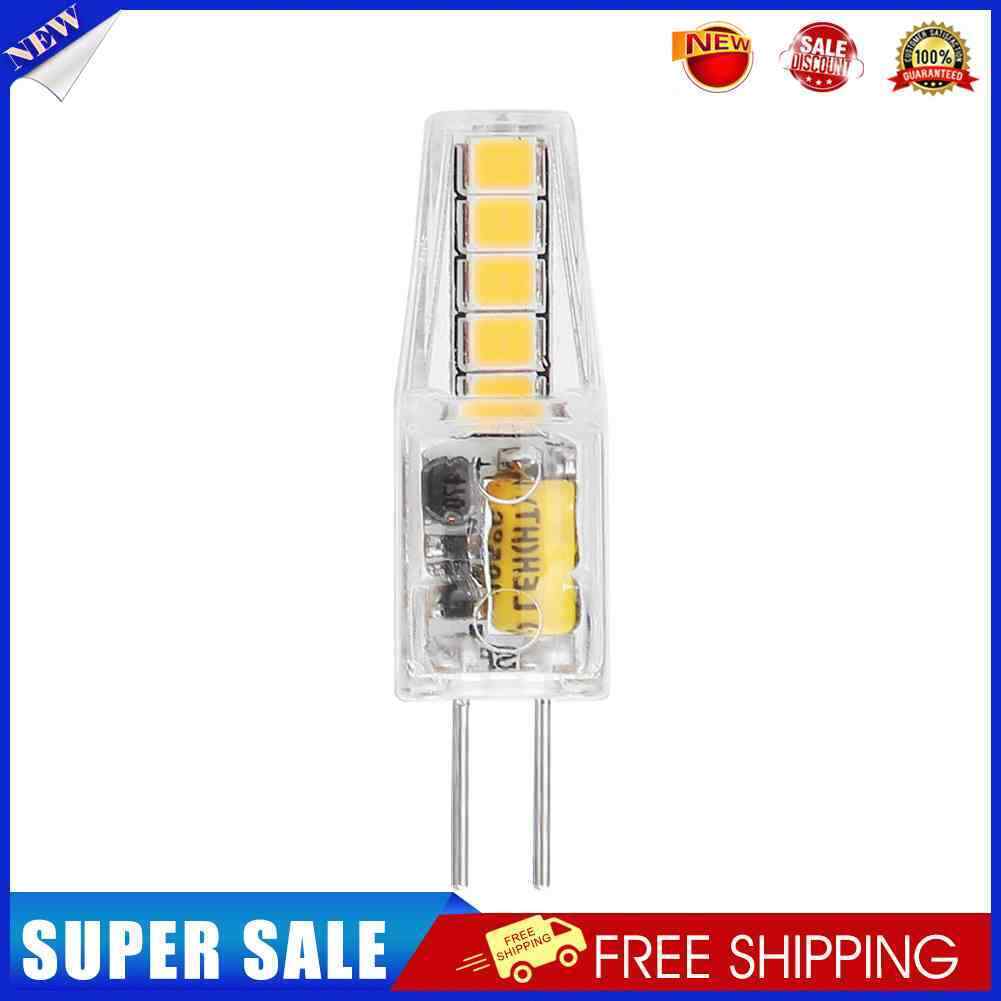 12V AC/DC G4 LED Lamp Bulb 2W SMD2835 10LED Chandelier Light Bulb (WW)