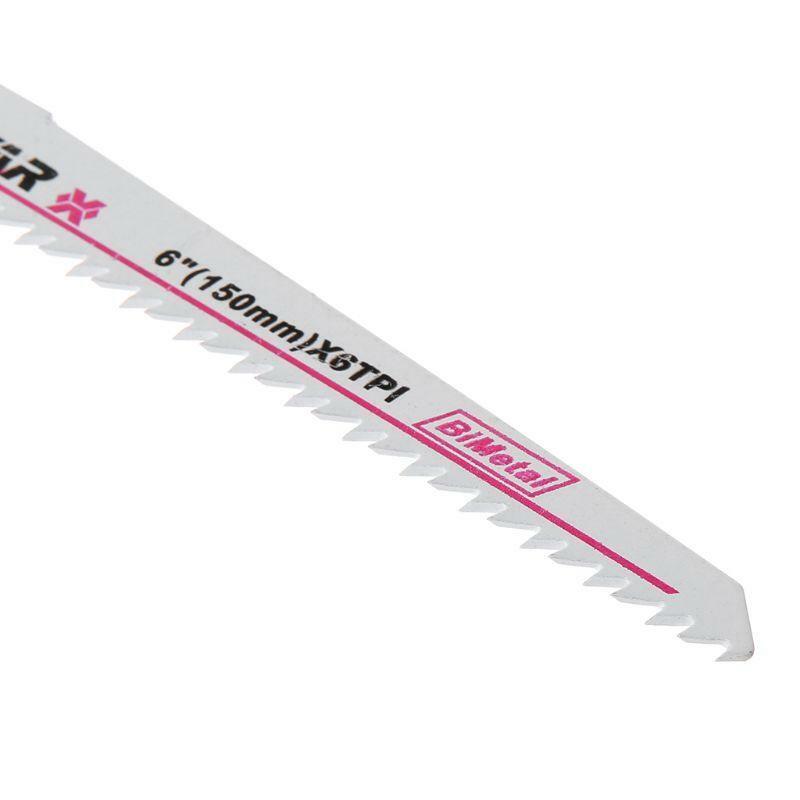 Bi-Metal S611DF 150mm  6" Reciprocating Saw Blade Effective For Cutting Wood