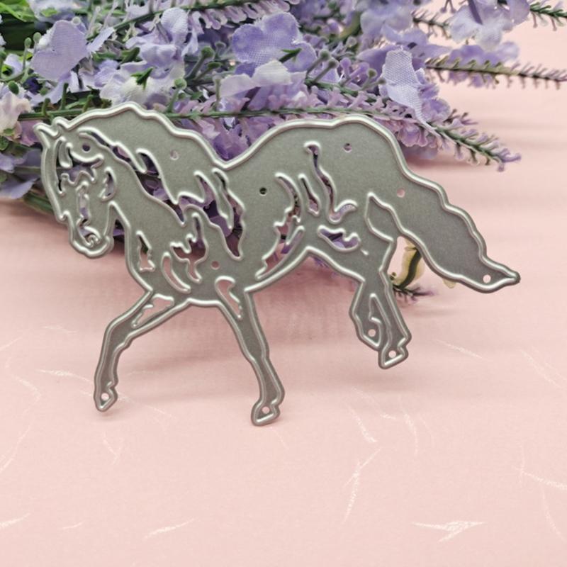 Animal Horse Metal Cutting Die Exquisite Scrapbooking Embossing Mould Template