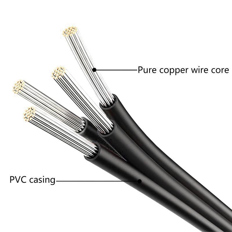Power Supply Adapter Cable Graphics Card 6P Female to 2x8P(6+2) Male Power Cord