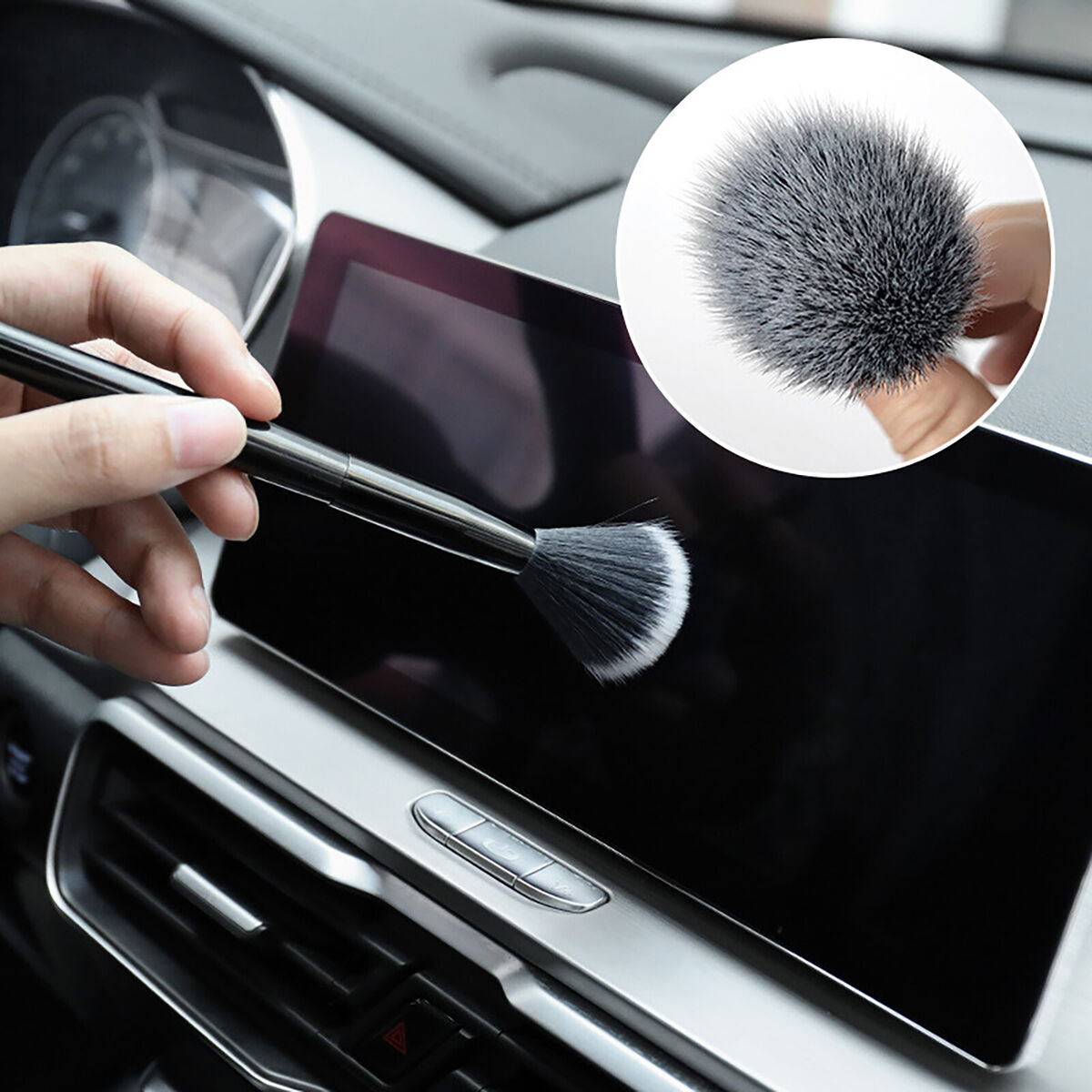 Multi-Purpose Car Detailing Brushes Air Conditioner Outlet Cleaning Brush