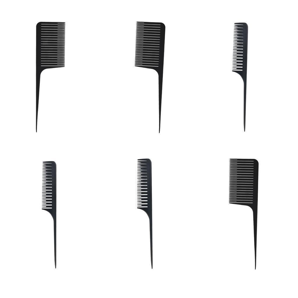 6pcs ABS  Resistant dressing Weaving Highlighting Foiling  Comb for