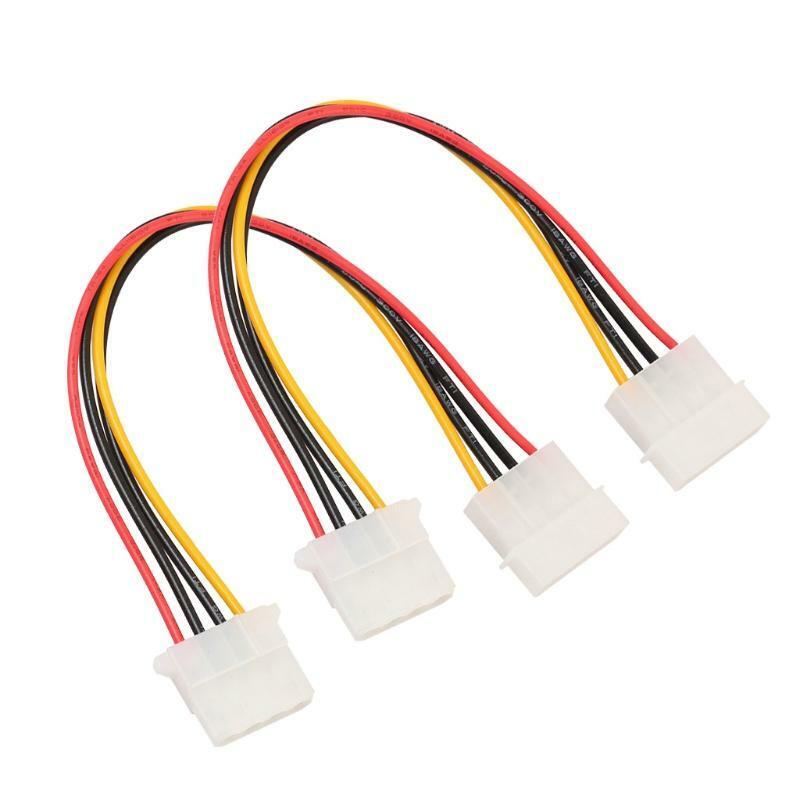 4 Pin Male to Floppy 4 Pin Female Cable for Personal PC IDE Power Extension Cord