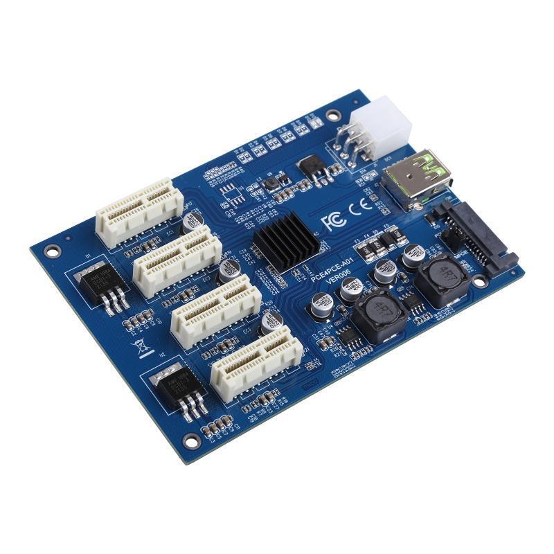 PCI-E to PCI-E Adapter Card PCI-E 1X to 1X16 USB3.0 Converter Extender Adapter