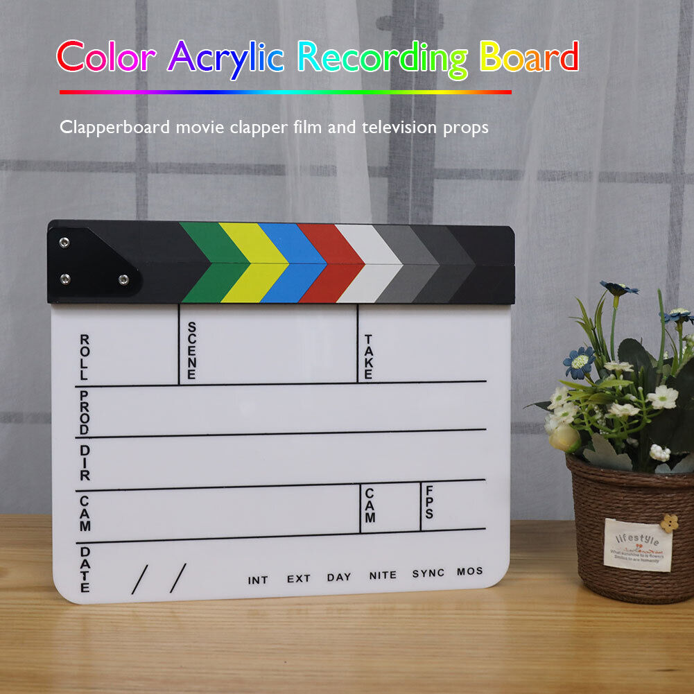 Director Video Scene Clapperboard TV Movie Clip Film Action Clapper Board