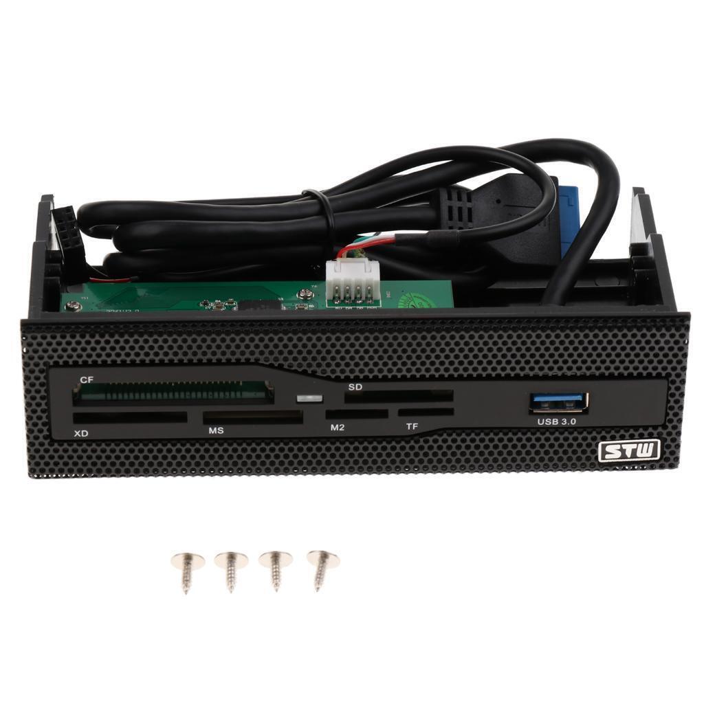 5.25'' USB3.0 Power Desktops Case Front Driver Panel Internal Card Reader
