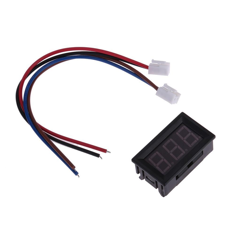 Mini 0.56in LED Digital Display DC 0-10A Ammeter Amp Panel Meter (Red)