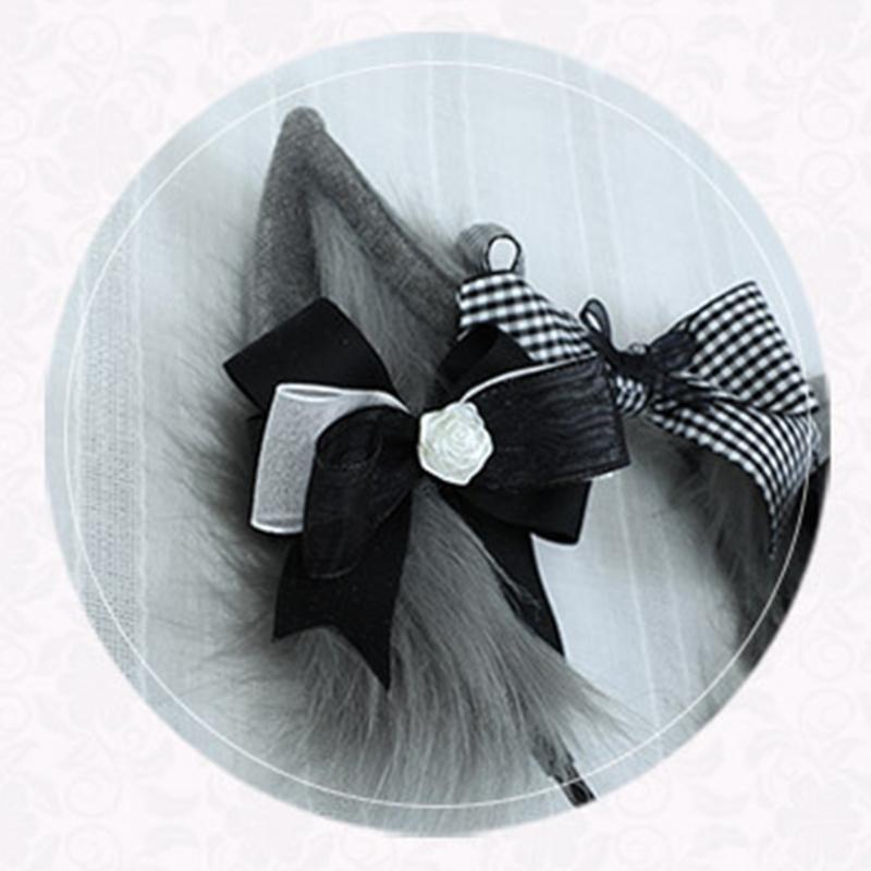 Lovely Headband Cartoon Animals Ear Shaped Hairhoop for Women Girl Photoshoot