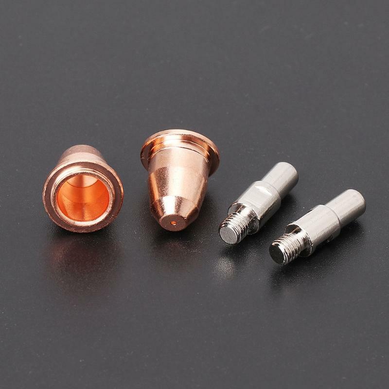 10Pcs/Set S45 Consumables Kit Electrode 0.8mm Nozzle Tip For Plasma Cutter Torch