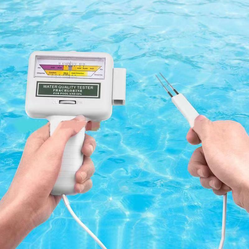 Water Quality Tester Portable Digital 2 in 1 Water Quality PH & Chlorin Tester