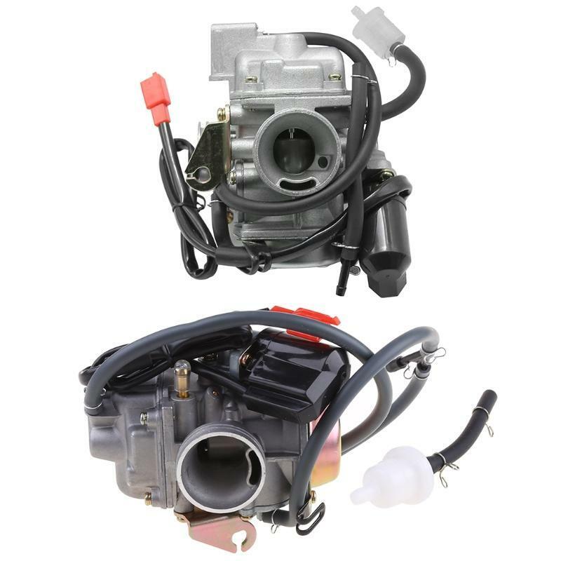 PD24J Carburetor for 4-Stroke GY6 125cc 150cc ATV Go Karts Scooter Mopeds QMJ/QM