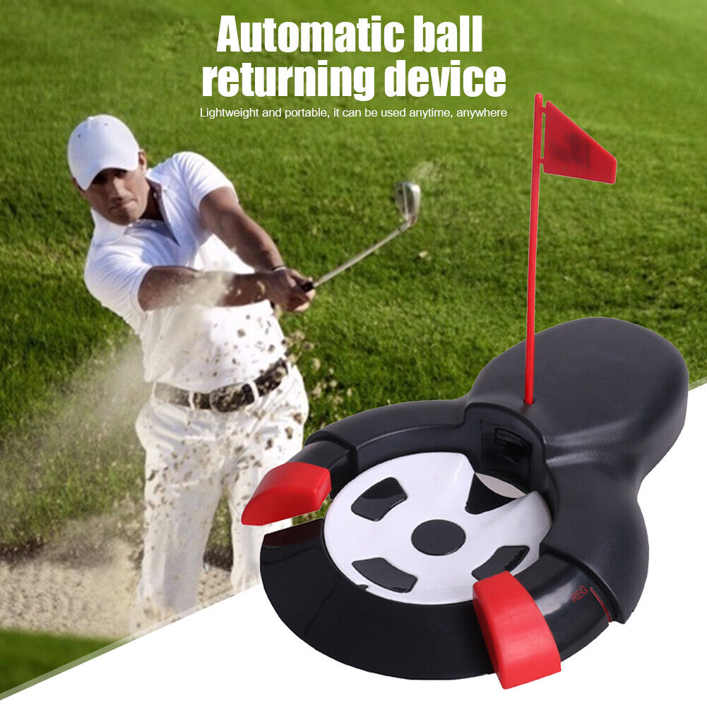 Automatic Golf Ball Returner Putting Cup Indoor Golf Practice Train Device