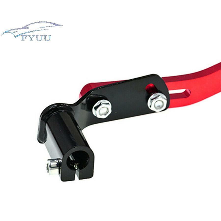 1x Red CNC Universal Motorcycle Pedal Gear Lever Bar Kick Lever Aluminum Alloy