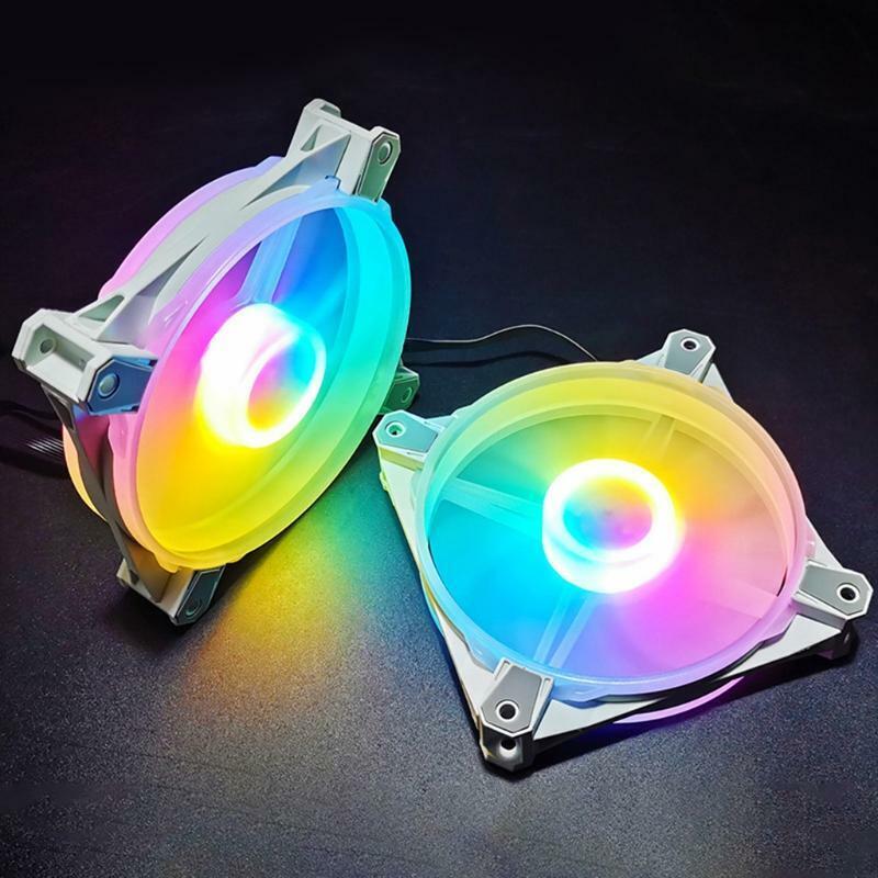 Coolmoon X3 6Pin PWM Chassis Fan 12cm Mute ARGB Desktop Host Chassis Cooling Fan
