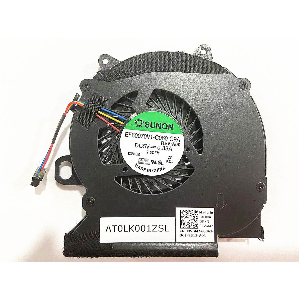 CPU Cooling Fan For Dell Latitude E6330 Laptop Low-noise Cooler Fan Replacement