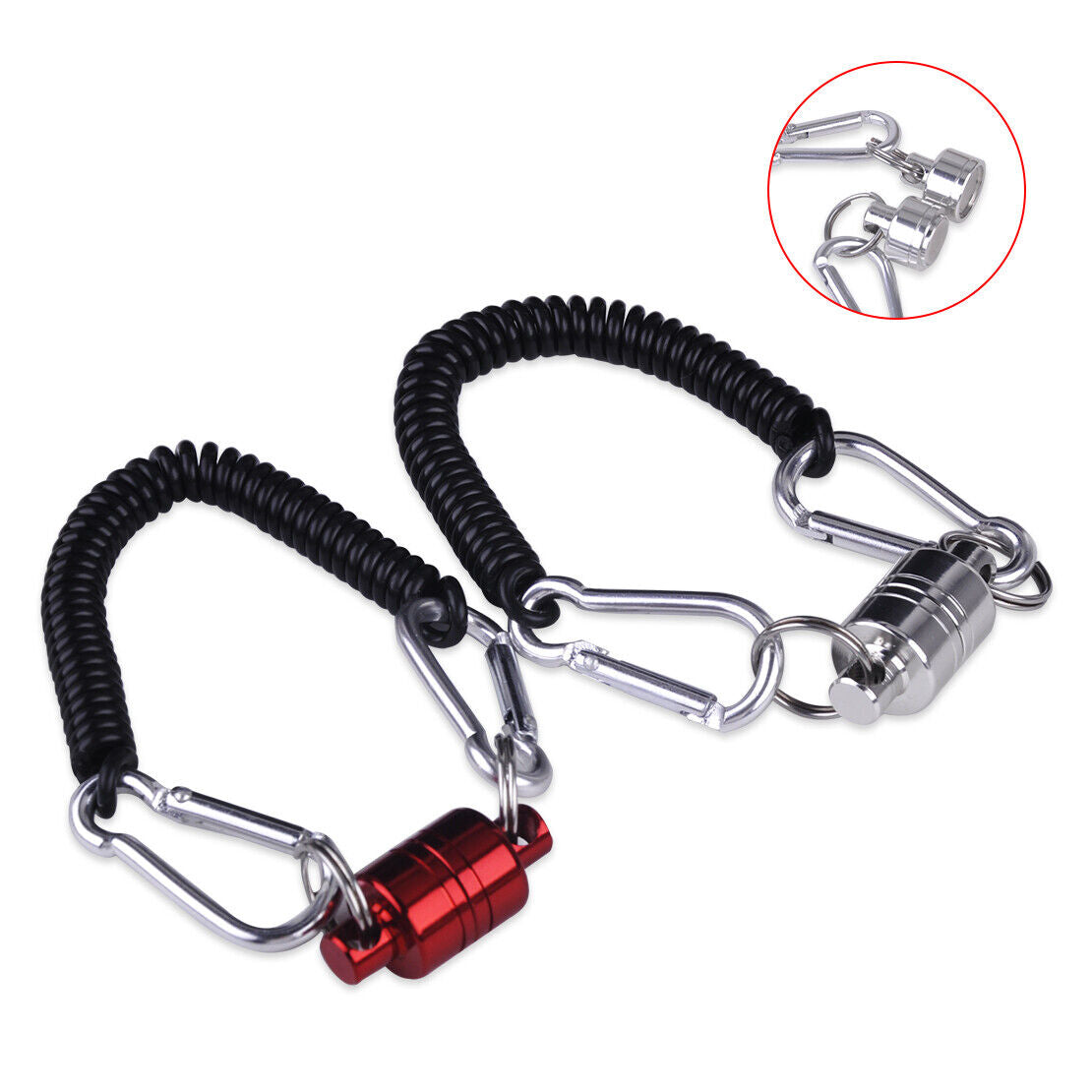 Powerful Magnetic Net Release Fish Keeper Holder Camping Fly Fishing Lanyard Li