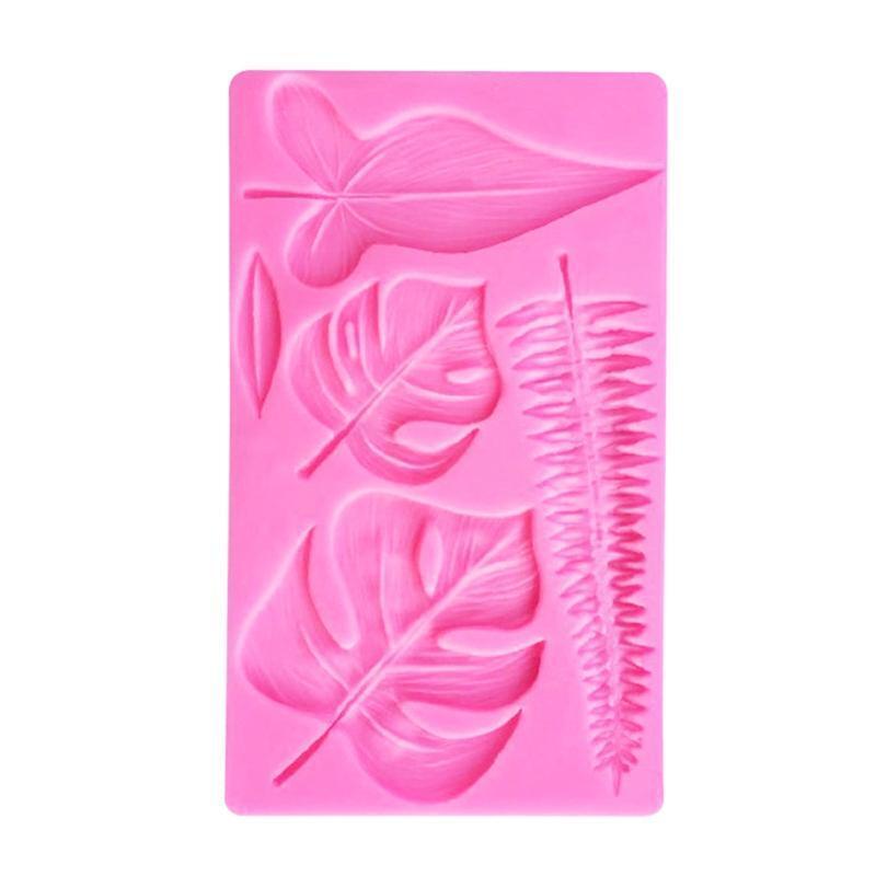 Creative Fern Leaves Shape Fondant Cake Silicone Mold Pastry Chocolate Mold