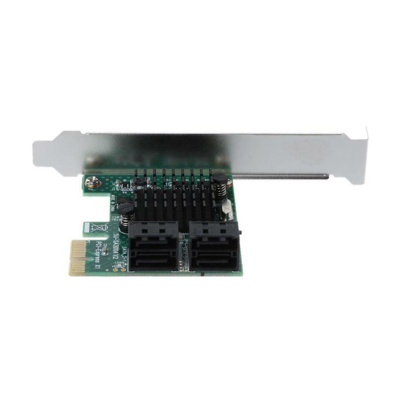 PCI-E PCI Express 1x To 4-Port Sata 3.0 III 6G Converter Controller Card Adapter