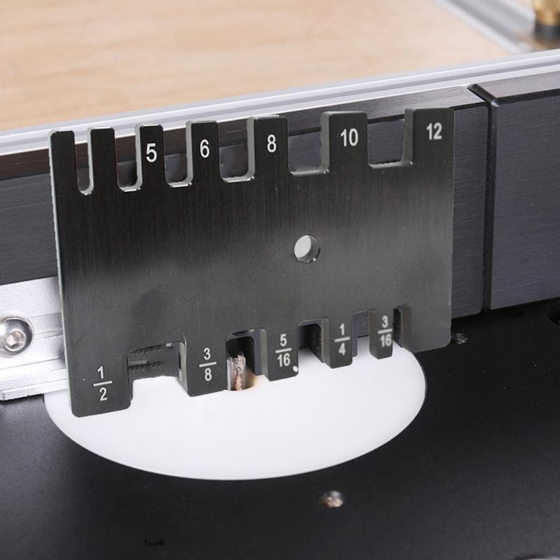 Practical Tenon Caliper Card Gauge Aluminum Alloy Woodworking Measure Ruler Tool