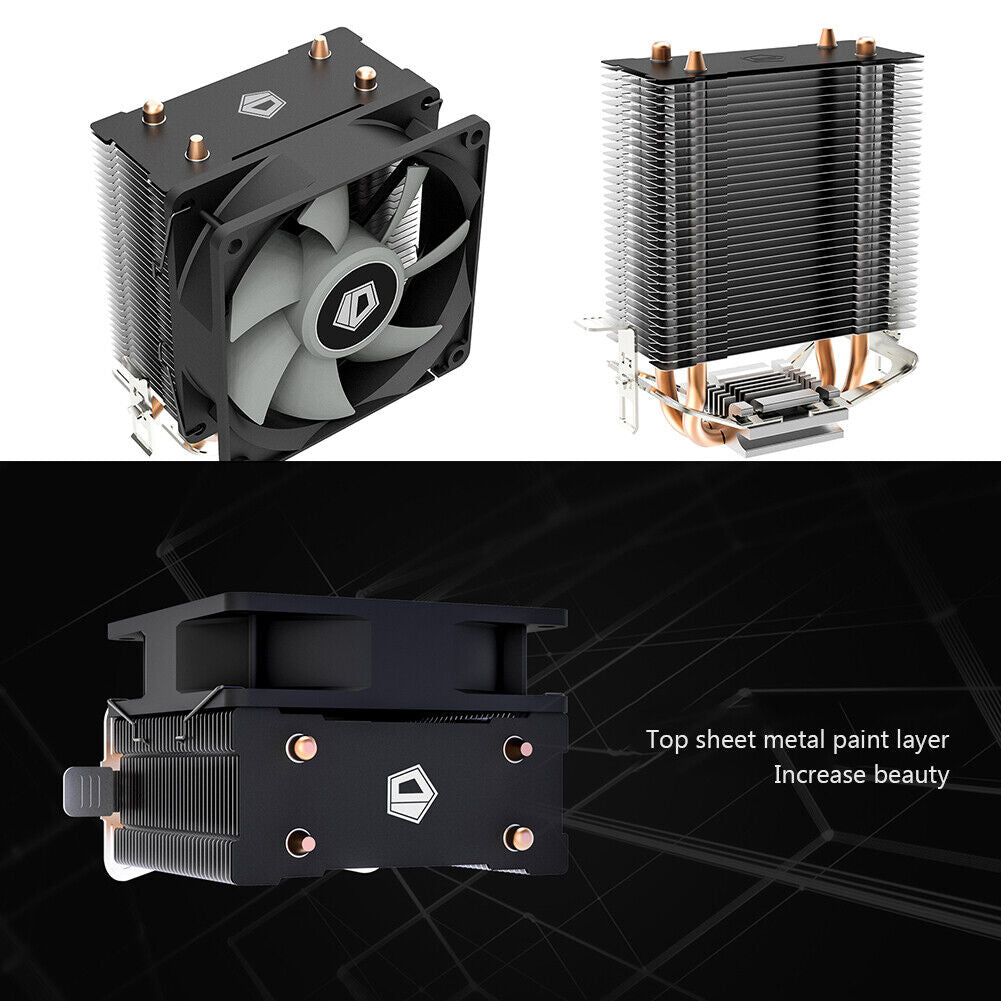 Desktop Computer CPU Radiator Fan for Intel LGA1200/115X Heat Cooler Part