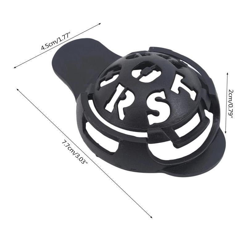 7Pcs Golf Ball Line Marking Template Golf Scribe Supplies Ball Line Clip Liner