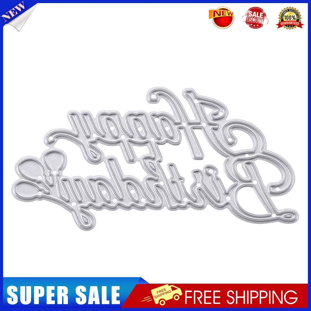 Birthday DIY Metal Scrapbook Craft Embroidery Art Cutting Die Stencils Gift