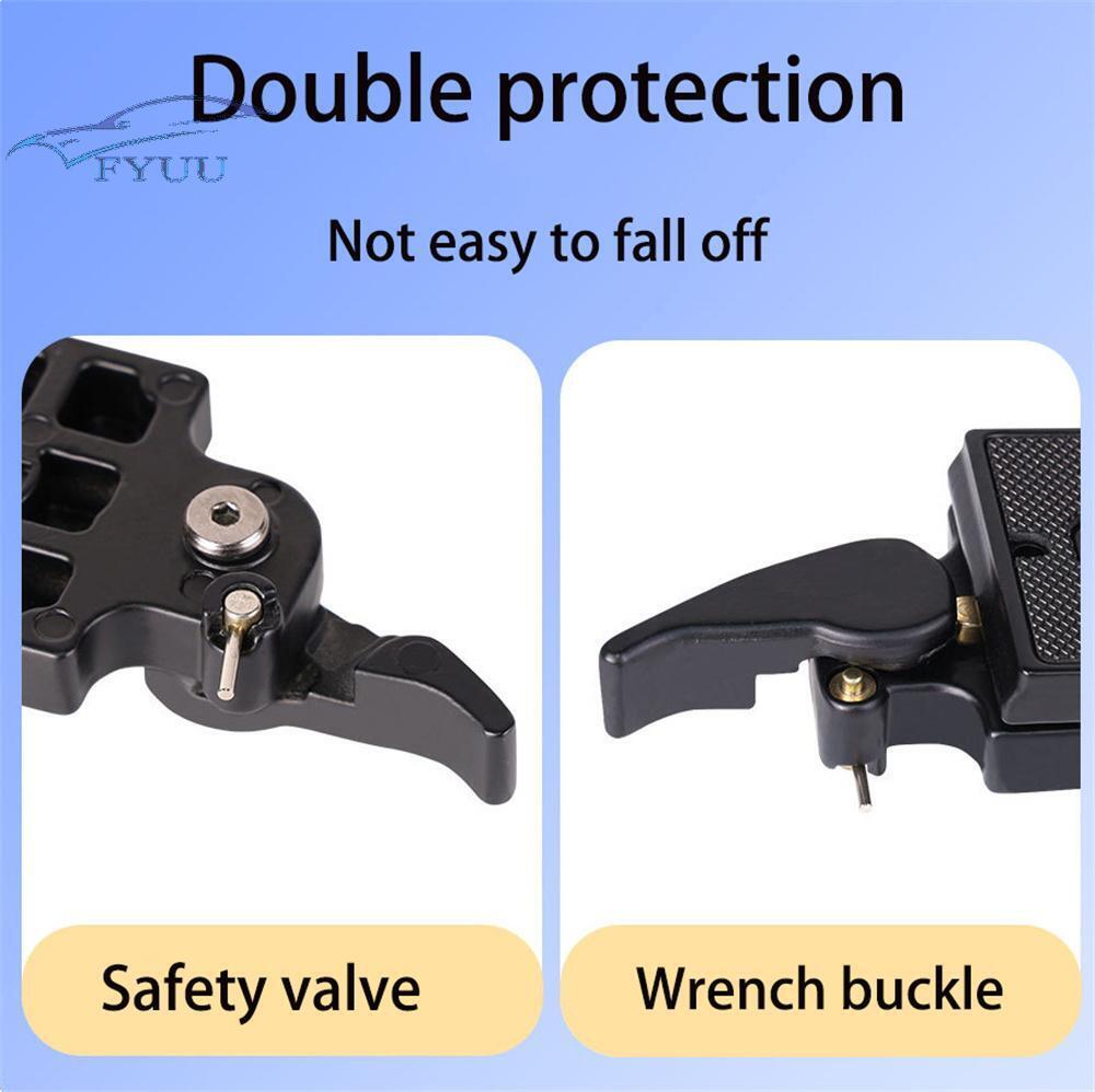 For Manfrotto 323 RC2 w/200PL-14 Tripod Quick Change Release Adapter Plate Clamp