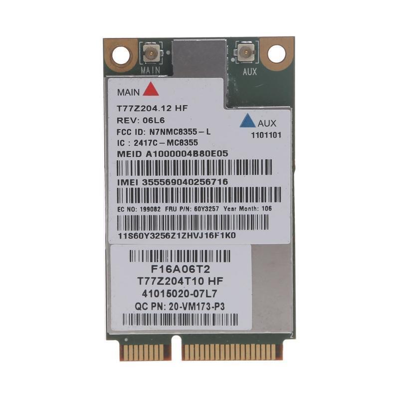 MC8355 60Y3257 Mini PCI-e 3G Card for IBM T420 T420S T520 X220 X220T T520i W520