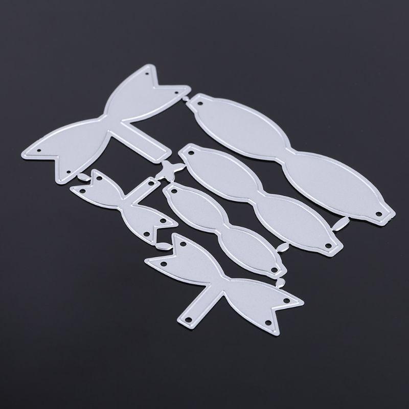 Ribbon Bows Metal Cutting Die DIY Valentine Greeting Cards Making Supplies