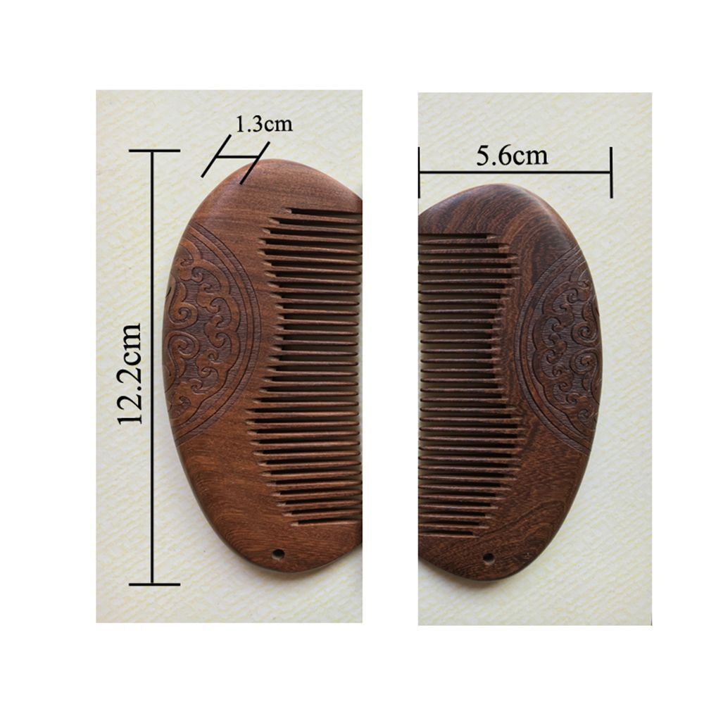 Hair Brush Anti Static Wooden Hair Comb Hair Styling Beard Care Scalp Massage
