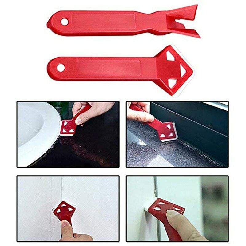 New Hot 2 pieces set Mini Handmade Tools Scraper Utility Practical Floor Cleaner