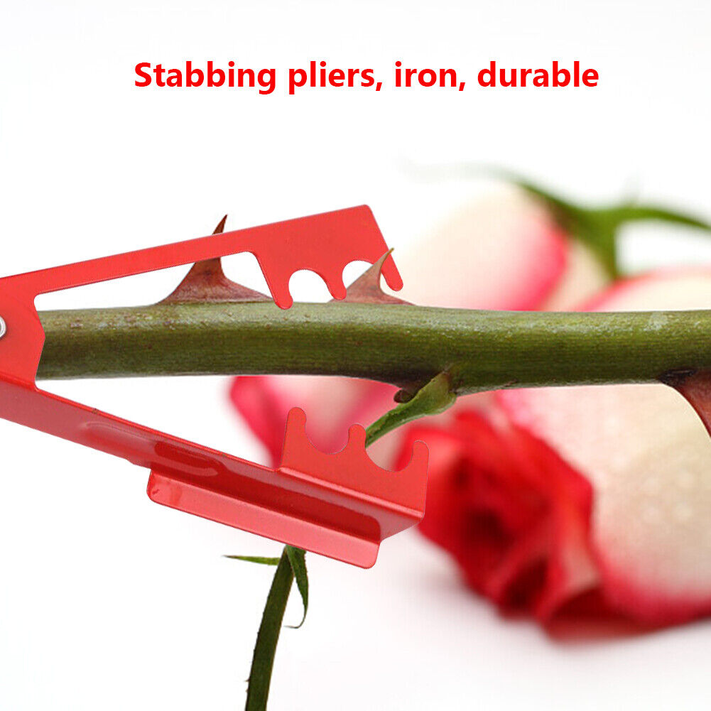 Garden Florist Tool Stripper Removing Burrs Rose Pliers for Thorn Stem Leaf