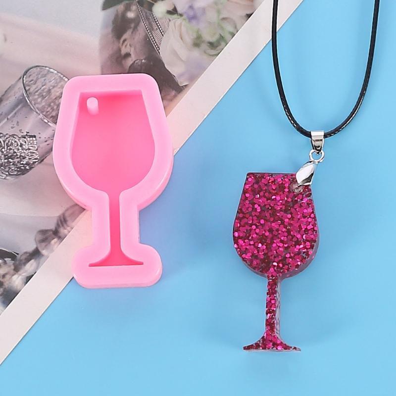 Jewelry Necklace Keychain Casting Mold Handicrafts Glossy Wine Cup Earrings Mold