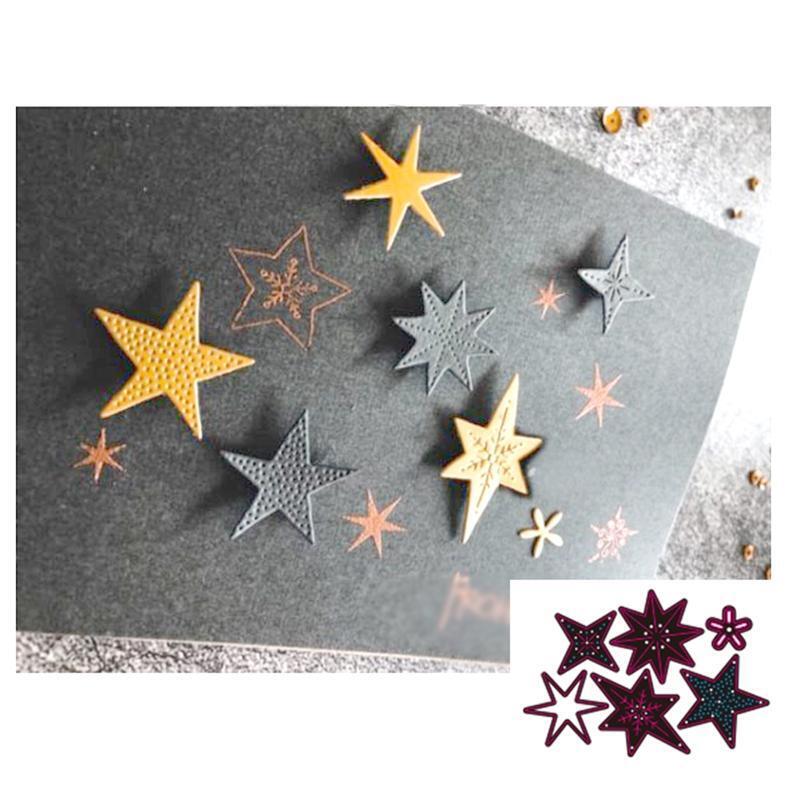 Various Stars Metal Cutting Dies Scrapbooking Stencil Die Cuts Card Embossing