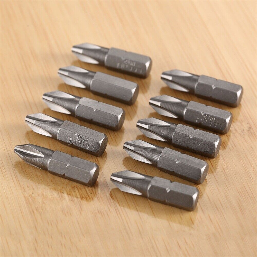 Useful Cross Head Tip Screwdriver Bit Set Tool Cross Screw Driver 1/4" Hex Shank