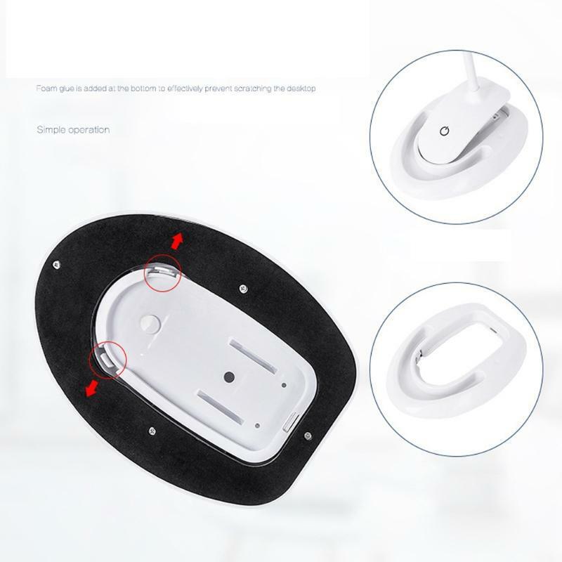 5X 10X Rechargeable Magnifying Glass with Stand & Clamp ,Brightness Adjustable