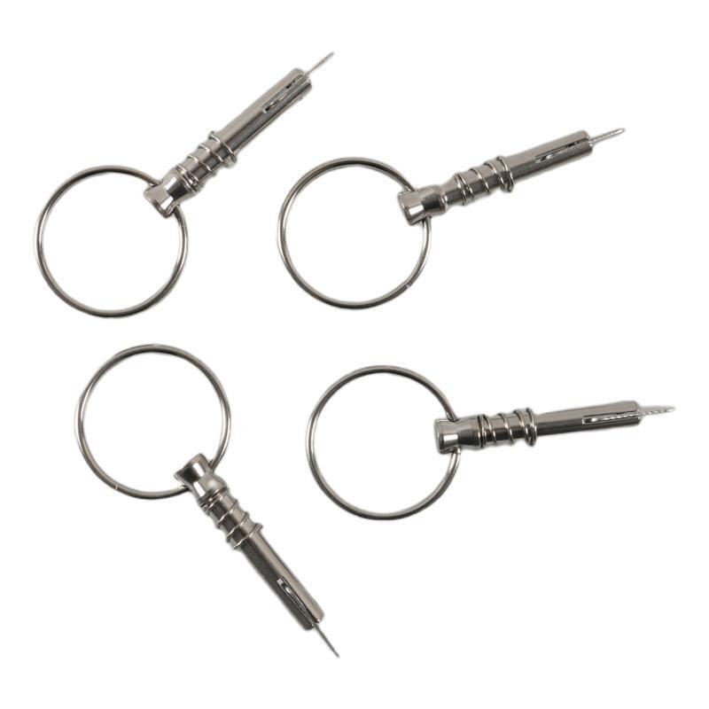 Stainless Boat Hinge Marine Kayak Spring Accessories 1/4" Quick Release Pin