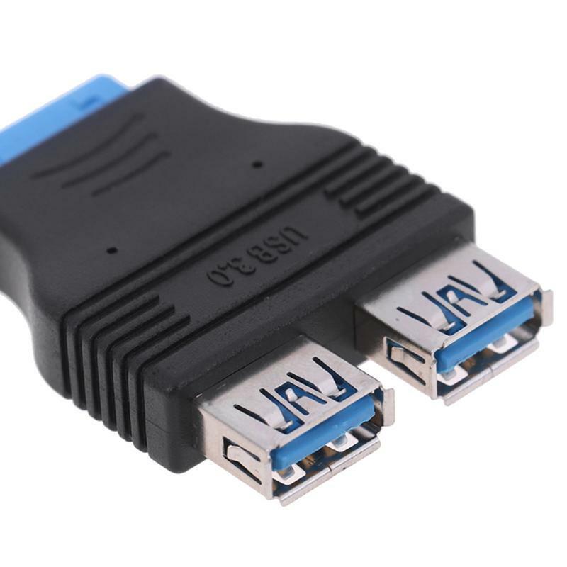 USB 3.0 Hub Extension Board USB devices 20pin to 2 port USB3.0 Adapter 4.8Gbps