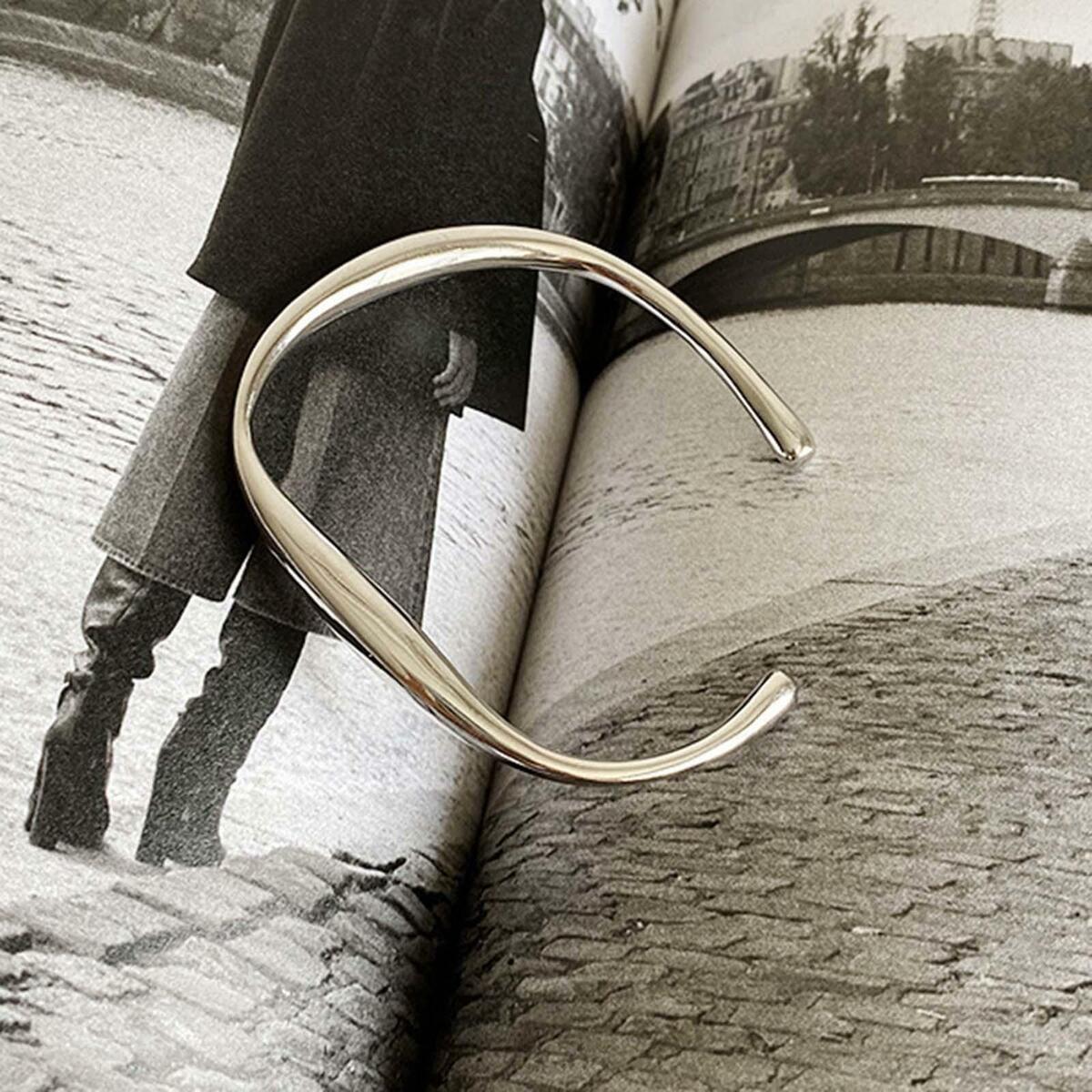 Bangle Bracelets Jewelry Round Simple Irregular Fashion Adjustable