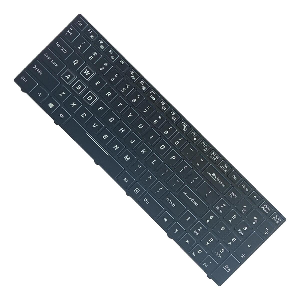 Laptop Keyboard, RGB Backlit English US for N850 N950 6-80-N85H3-191-1 ,Black