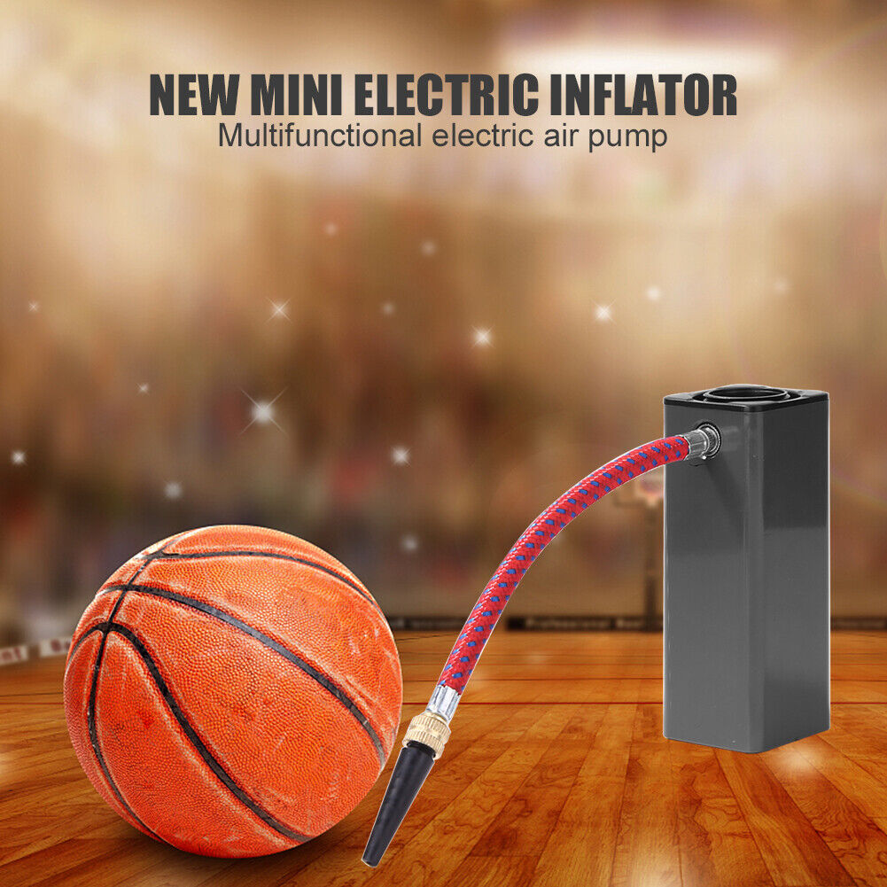 Inflatable Electric Air Pump Basketball Football Bicycle Tire Pump (Black)
