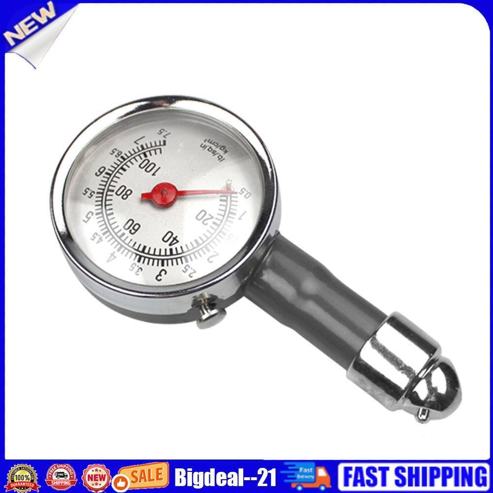 Dual-Scale Dial Tyre Tire Pressure Gauge for Car Auto Motorcycle Truck