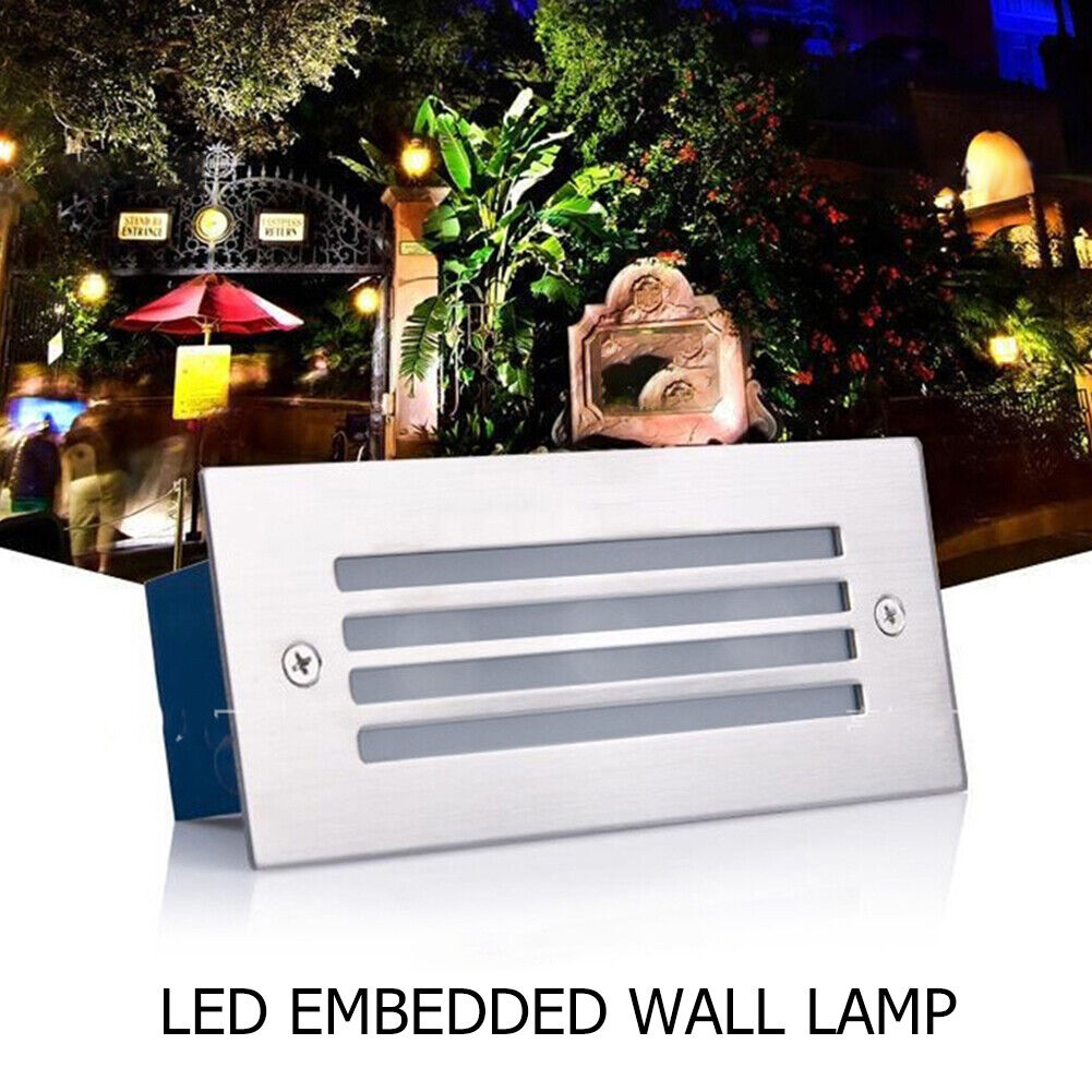 LED Embedded Staircase Corner Light Outdoor IP65 Stair Step Lamp (B 3w)
